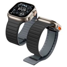 Spigen Athlex Air M Strap for Apple Watch 44 / 45 / 46 / 49 mm - Black and Gray