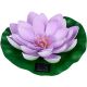 2. SOLAR LAMP WATER LILY 18CM VIOLET