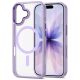 3. Tech-Protect MagMat MagSafe Case for iPhone 17 - Transparent Purple