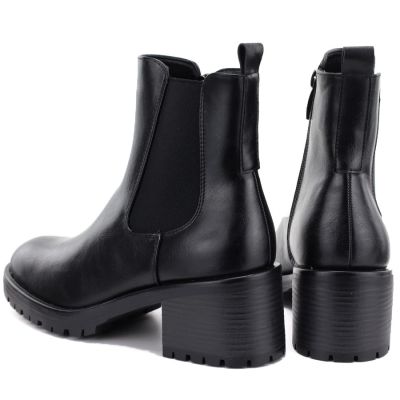 10. Women's ankle boots, insulated, black, Potocki SZ12742
