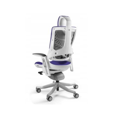 2. Wau 2 BL412 office chair, navy blue/white fabric