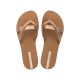 2. Ipanema Kirei women's flip-flops, fashionable and comfortable, brown for the beach