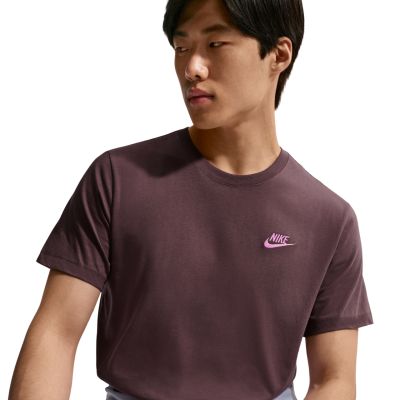 4. Men's Nike Club Tee Brown AR4997 502