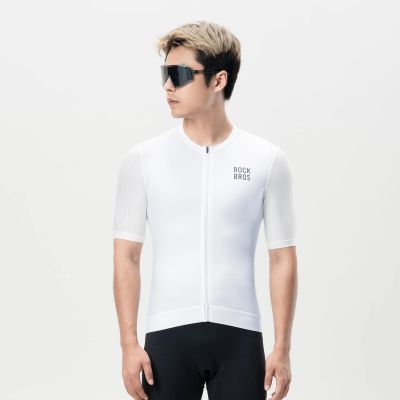 2. Rockbros 15200025 Short Sleeve Cycling Jersey Size L - White