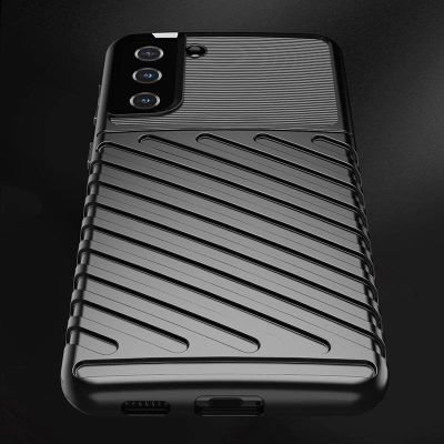 5. Thunder Case flexible armored cover for Samsung Galaxy S22 + (S22 Plus) blue