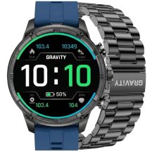 Smartwatch Gravity Black Strap + Bracelet GT41-2