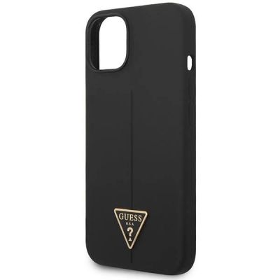 6. Guess GUHCP14MSLTGK iPhone 14 Plus 6.7" black/black hardcase Silicone Triangle