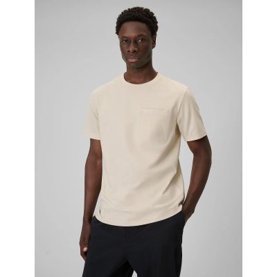 Men's regular plain T-shirt 4F 4FRSS26TTSHM3637-83S