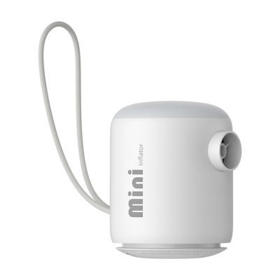 7. Baseus PocketGo Portable Rechargeable Camping Air Pump – White