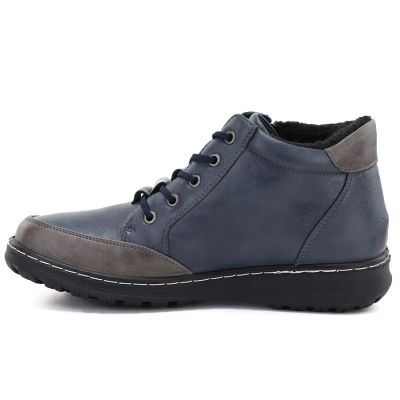 3. Comfortable navy blue women's ankle boots Potocki Z26-90347