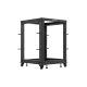 8. OPEN RACK 19" 15U 600X600-1100 ADJUSTABLE BLACK LANBERG