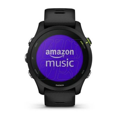 7. Garmin Forerunner 255 Music Black Sports Watch