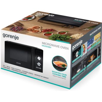 5. Gorenje MO20A3BH Black Combination Microwave Oven Countertop 20 l 800 W