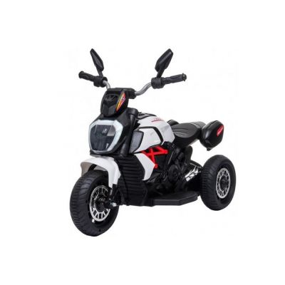 2. *****3-wheeled battery-powered motorcycle, white, 1033037