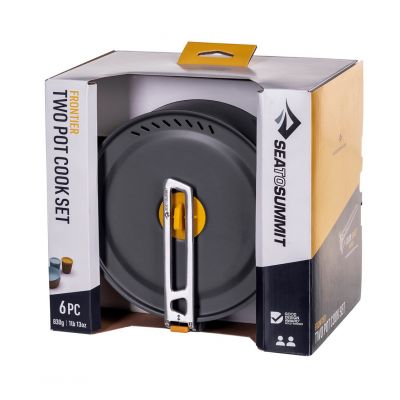 4. SEA TO SUMMIT Frontier UL 2P 6 Piece Cookware Set