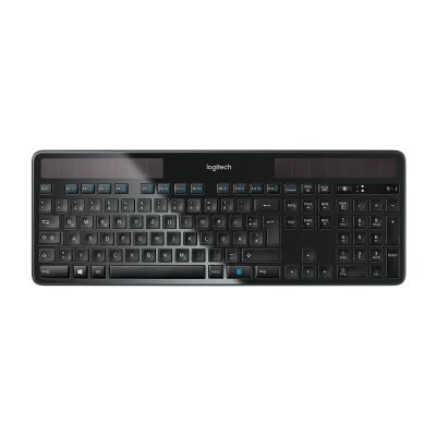 Logitech Wireless Solar Keyboard K750 Universal RF Wireless QWERTZ German Black
