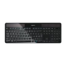 Logitech Wireless Solar Keyboard K750 Universal RF Wireless QWERTZ German Black