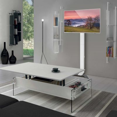 6. Techly ICA-TR47 TV or Entertainment Center Stand