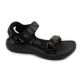 Lee Cooper men's shoes with velcro straps for summer beach sandals, lightweight black