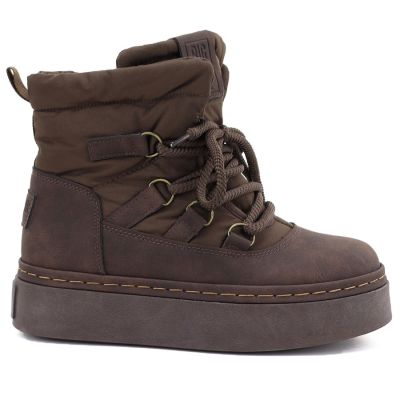2. Women's chocolate platform snow boots Big Star UU274191