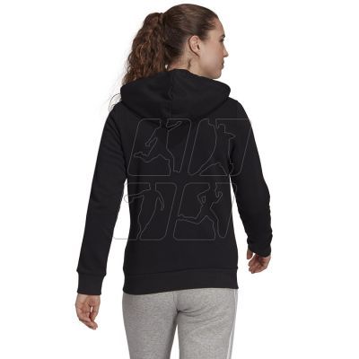 7. Adidas 3 Stripes FL Full-Zip Hoodie W GM5567