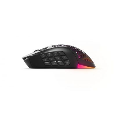 5. Steelseries Aerox 9 Gaming Mouse Ambidextrous RF Wireless + Bluetooth Optical 18000 DPI