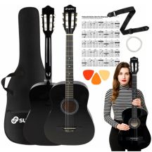 SUPRIMO CGS2 BK 4/4 classical guitar black for learning
