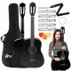 SUPRIMO CGS2 BK 4/4 classical guitar black for learning