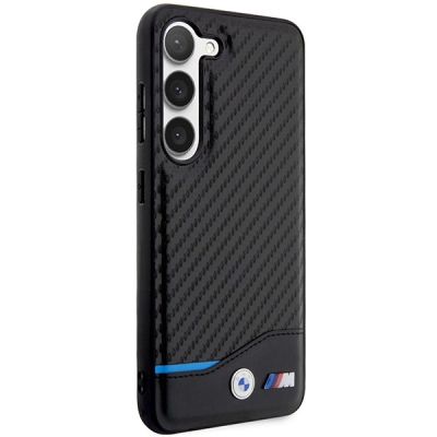 4. BMW Leather Carbon case for Samsung Galaxy S23+ - black