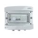 Hermetic IP65 EMITER AC connection switchboard with AC surge arrester Noark type 2, 32A 3-F, RCD type A 40A/300mA