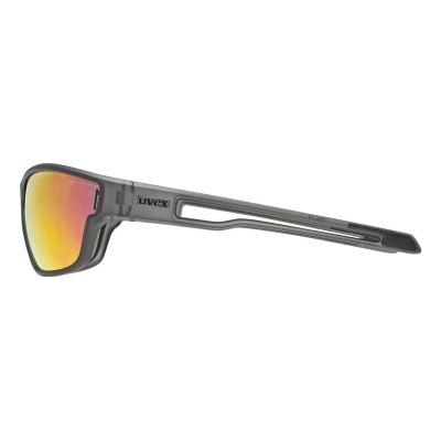 3. Uvex 5330872213 Unisex Sports Glasses Full Frame Gray