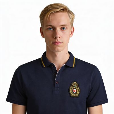 6. Canadian Peak KARITEAK NAVY RM MEN 254 Polo Shirt (RBMSX1759H/CP-MARINE)