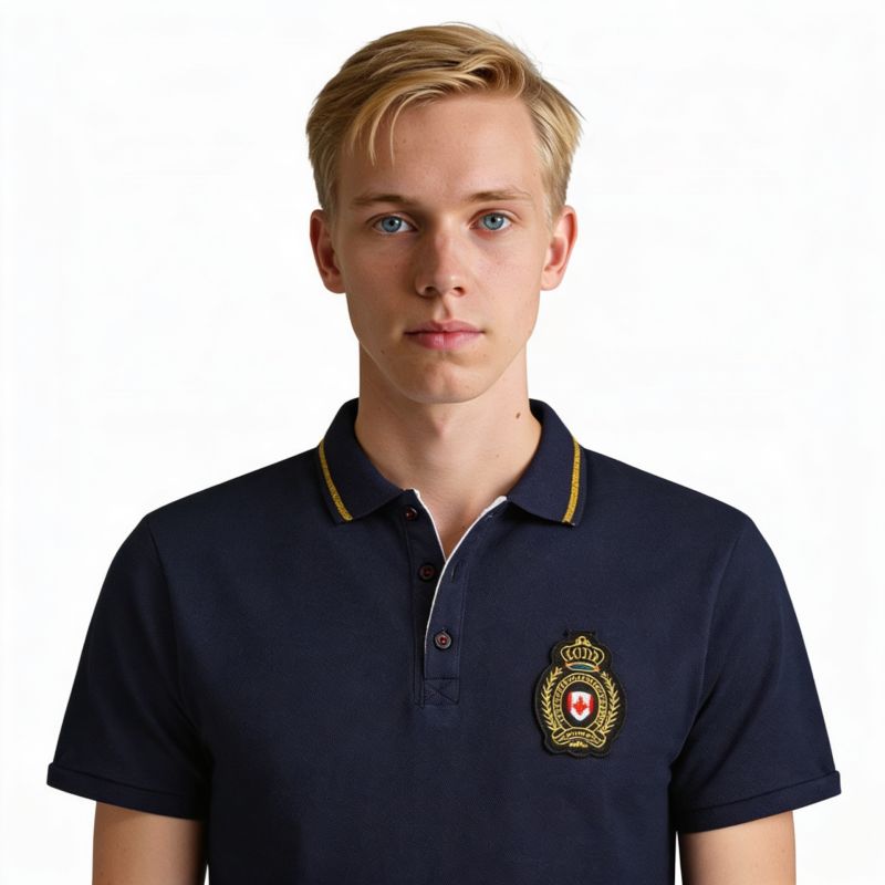 6. Canadian Peak KARITEAK NAVY RM MEN 254 Polo Shirt (RBMSX1759H/CP-MARINE)