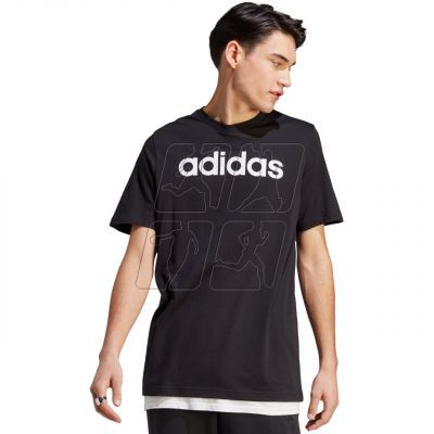 8. adidas Essentials Single Jersey Linear Embroidered Logo Tee M IC9274