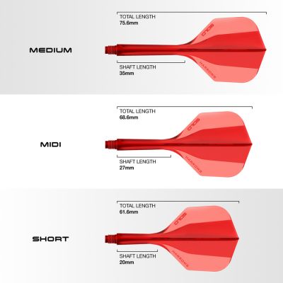 3. Shaft + feather Harrows Solo - red