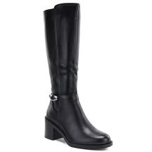 Sergio Leone KZ-14 black insulated high-heeled boots
