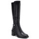Sergio Leone KZ-14 black insulated high-heeled boots
