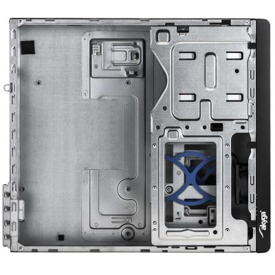4. Akyga AK-502-02BK Midi Tower Computer Security & Holders Black