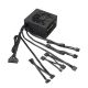 13. FSP HEXA 85+ PRO 650W 20+4 pin ATX power supply module Black