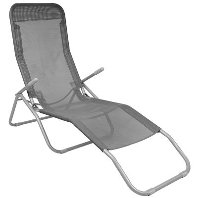 3. GRAVITY FOLDING CHAIR LAZZY DARK GREY ENERO CAMP