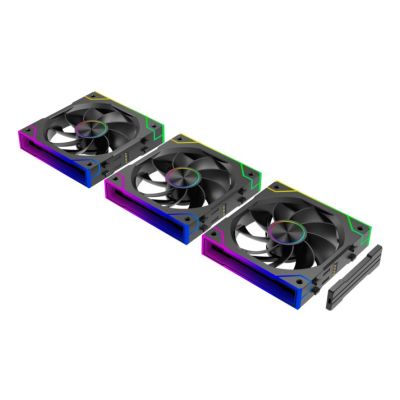 3. Xilence Gaming Series XPF360R.ARGB Computer Case Fan 12cm Black 3 pcs.