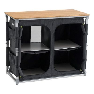 Outwell Padres XL Storage Unit Gray 4-Shelf Foldable