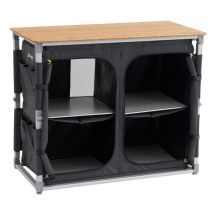 Outwell Padres XL Storage Unit Gray 4-Shelf Foldable
