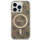2. Guess IML 4G MagSafe case for iPhone 15 Pro - brown
