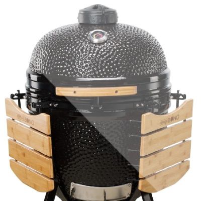 2. Kamado Bono Grande Ceramic Grill 23” Kamado barbecue/grill Cart Charcoal (fuel) Black