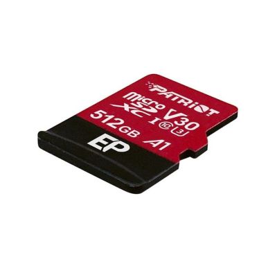 2. Patriot Memory EP Pro PEF512GEP31MCX Memory Card with Adapter (512GB; Class 10, Class A1, Class U3, V30; Adapter, Memory Card)