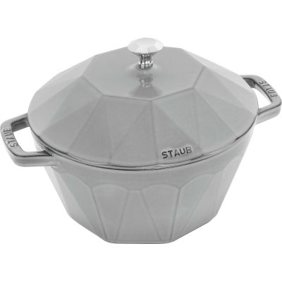 STAUB SPECIAL COCOTTE Diamond cast iron pot 2.8 ltr, gray