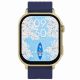 6. GRAVITY GT15-11 Women's Smartwatch Navy Blue Silicone Strap + Gold Bracelet