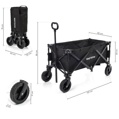 11. Meteor 16916 foldable transport trolley