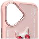 5. Nimmy Glasses Cool Cat iPhone 16 Case - Pink
